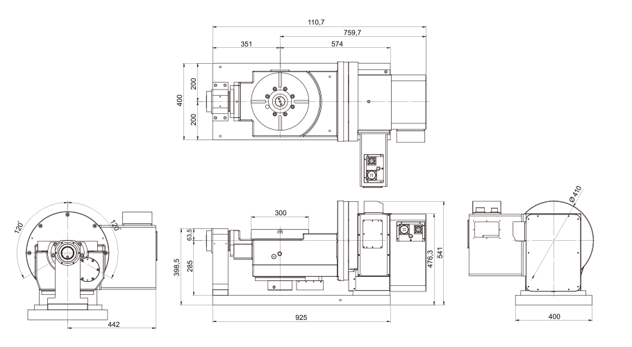 滾子凸輪分度盤(pán)結(jié)構(gòu)圖 滾子凸輪分度盤(pán)結(jié)構(gòu)圖